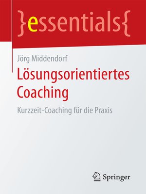 cover image of Lösungsorientiertes Coaching